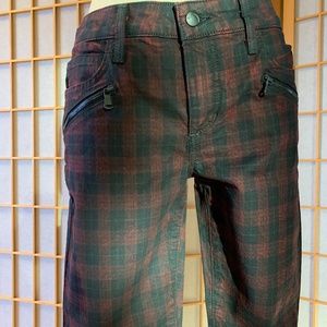 Black & red plaid Joe's jeans